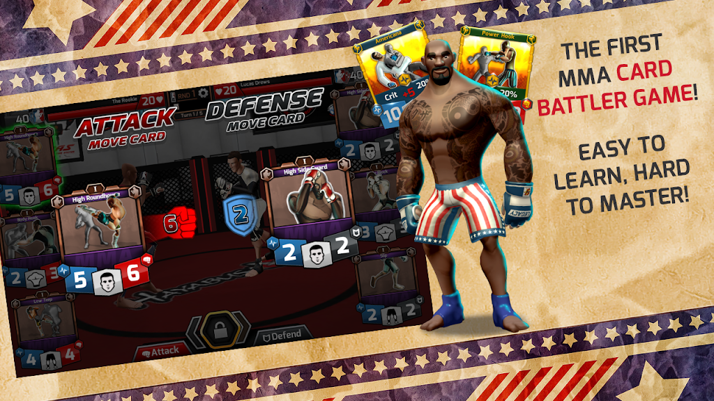 MMA Federation - Card Battler 螢幕截圖 0