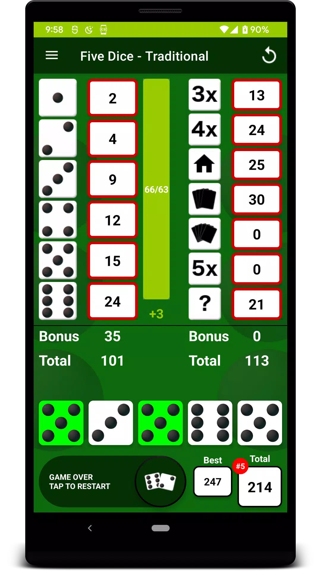 Five Dice应用截图第2张