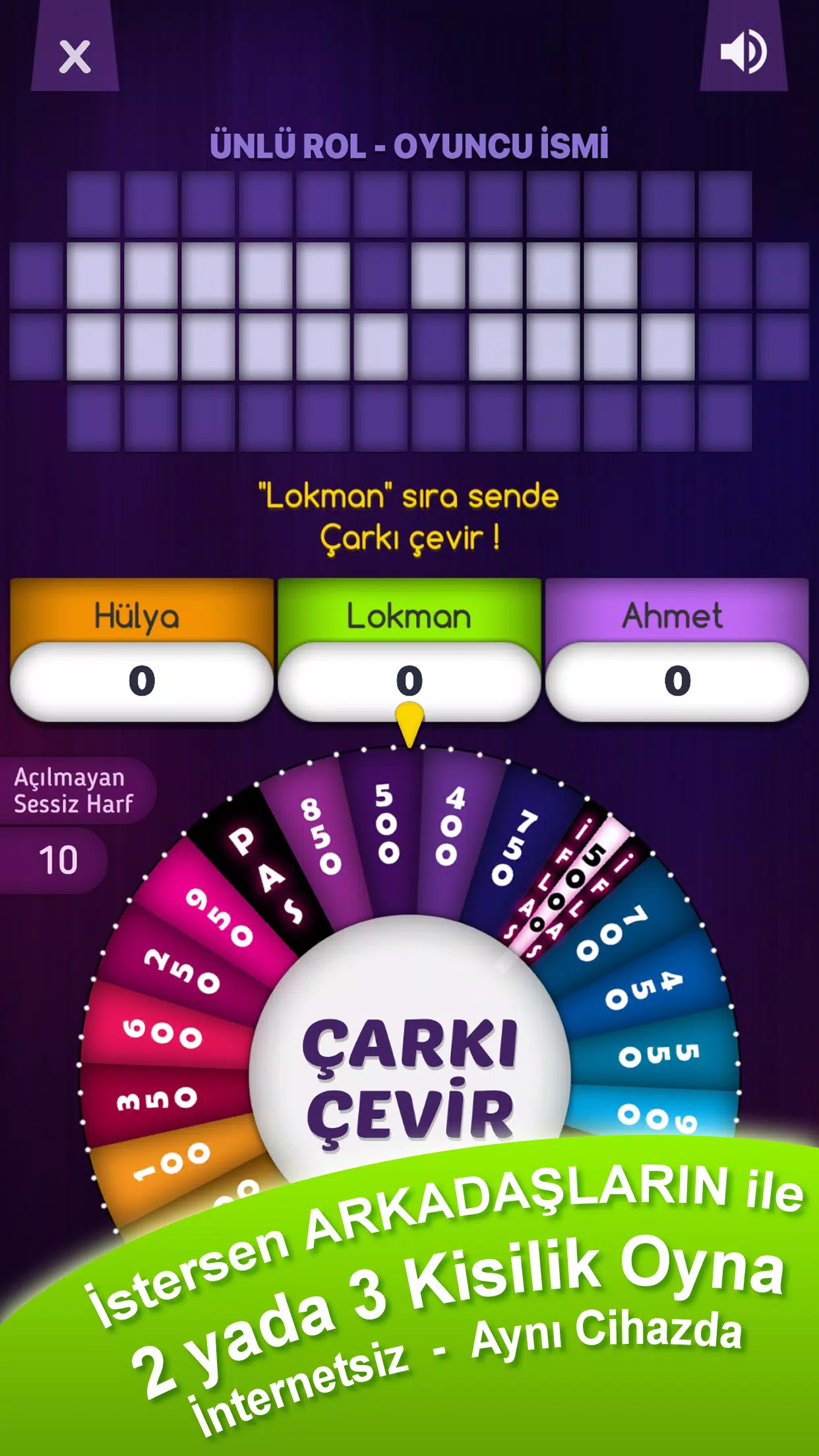 Çarkıfelek Mobil - Zarf Seç 螢幕截圖 1