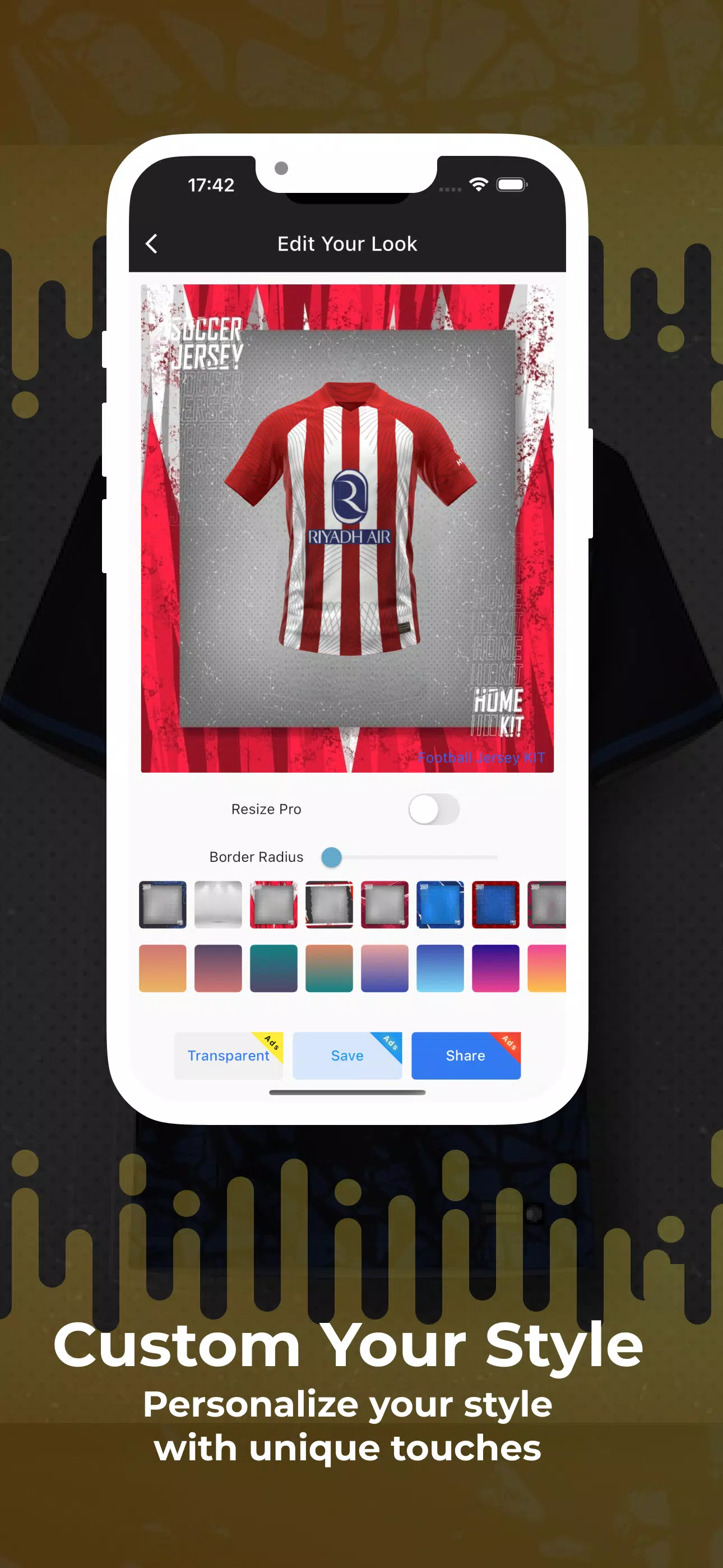 Football Jersey Kit Creator Tangkapan skrin 2