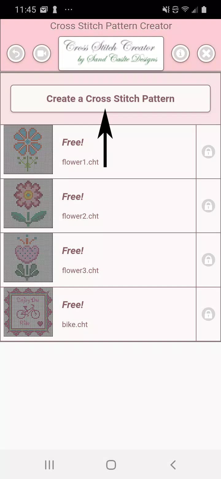 Cross Stitch Pattern Creator Captura de tela 0