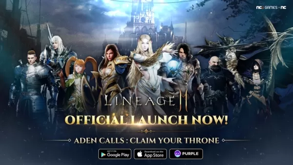 Capture d'écran du gameplay MMORPG de Lineage2M