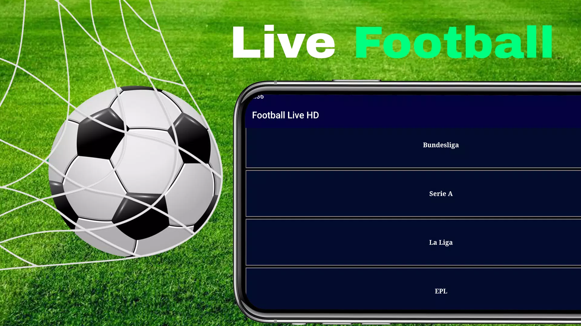 Football Live TV HD スクリーンショット 0