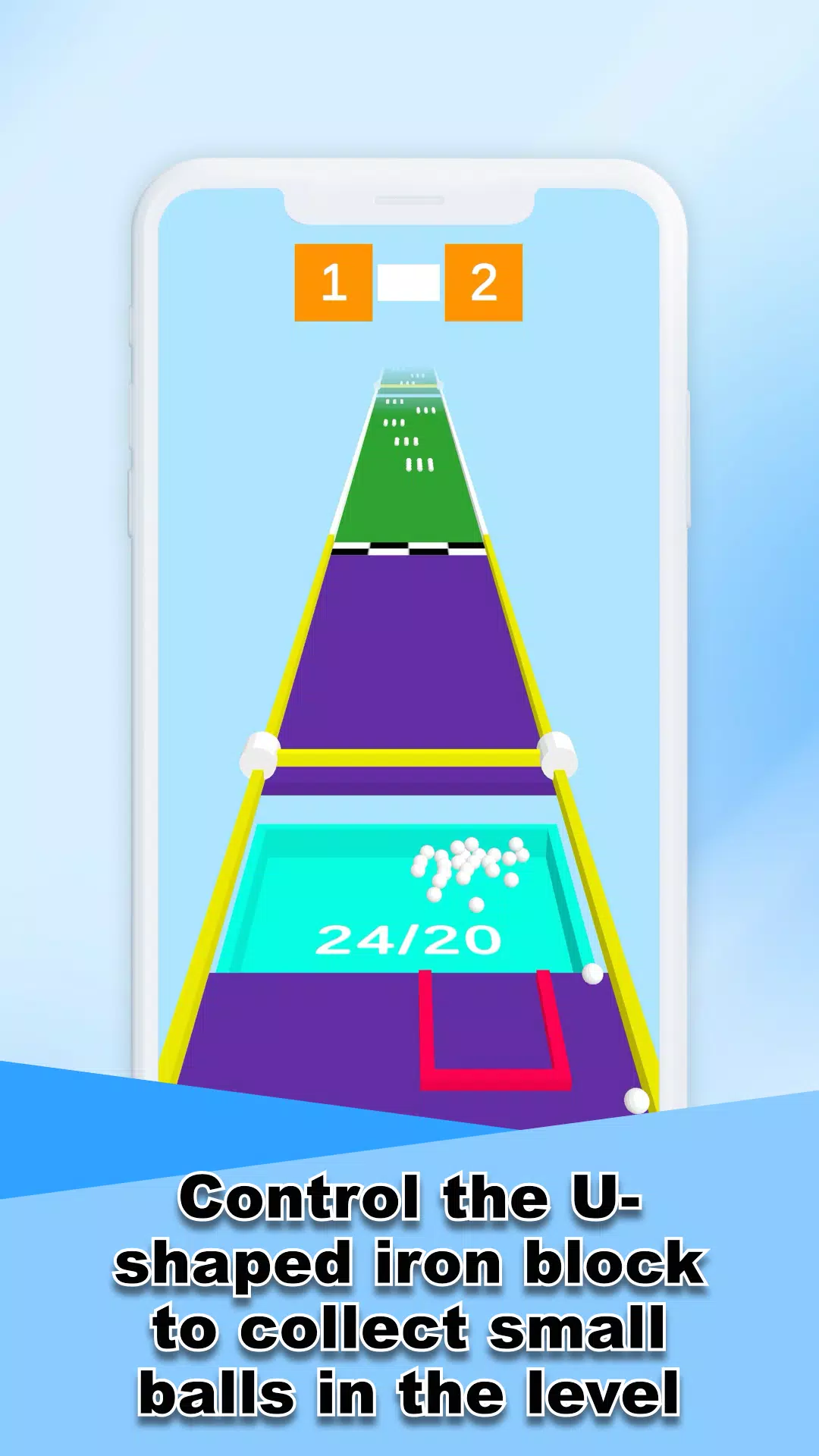 Schermata Collect Balls 3D Game 0
