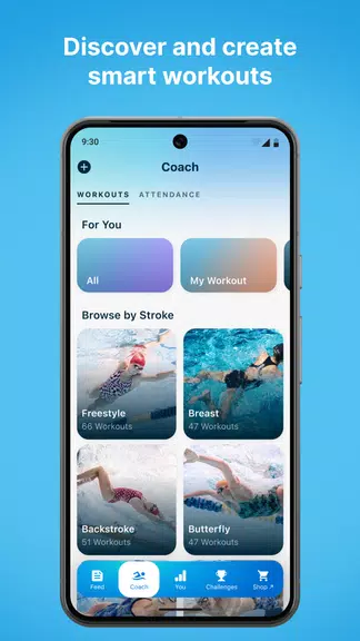 Swim.com: Workouts & Tracking Ảnh chụp màn hình 2