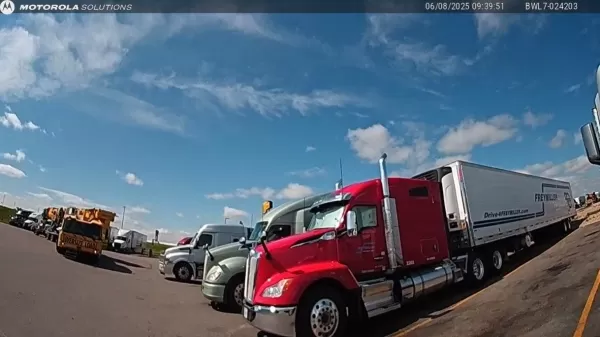 Exterior view of trailer containing stolen Switch 2 consoles