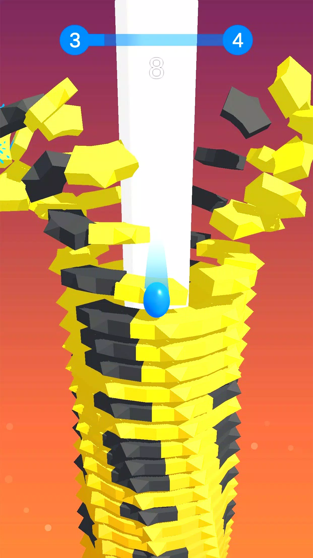 Stack Ball - сломай платформы Скриншот 1