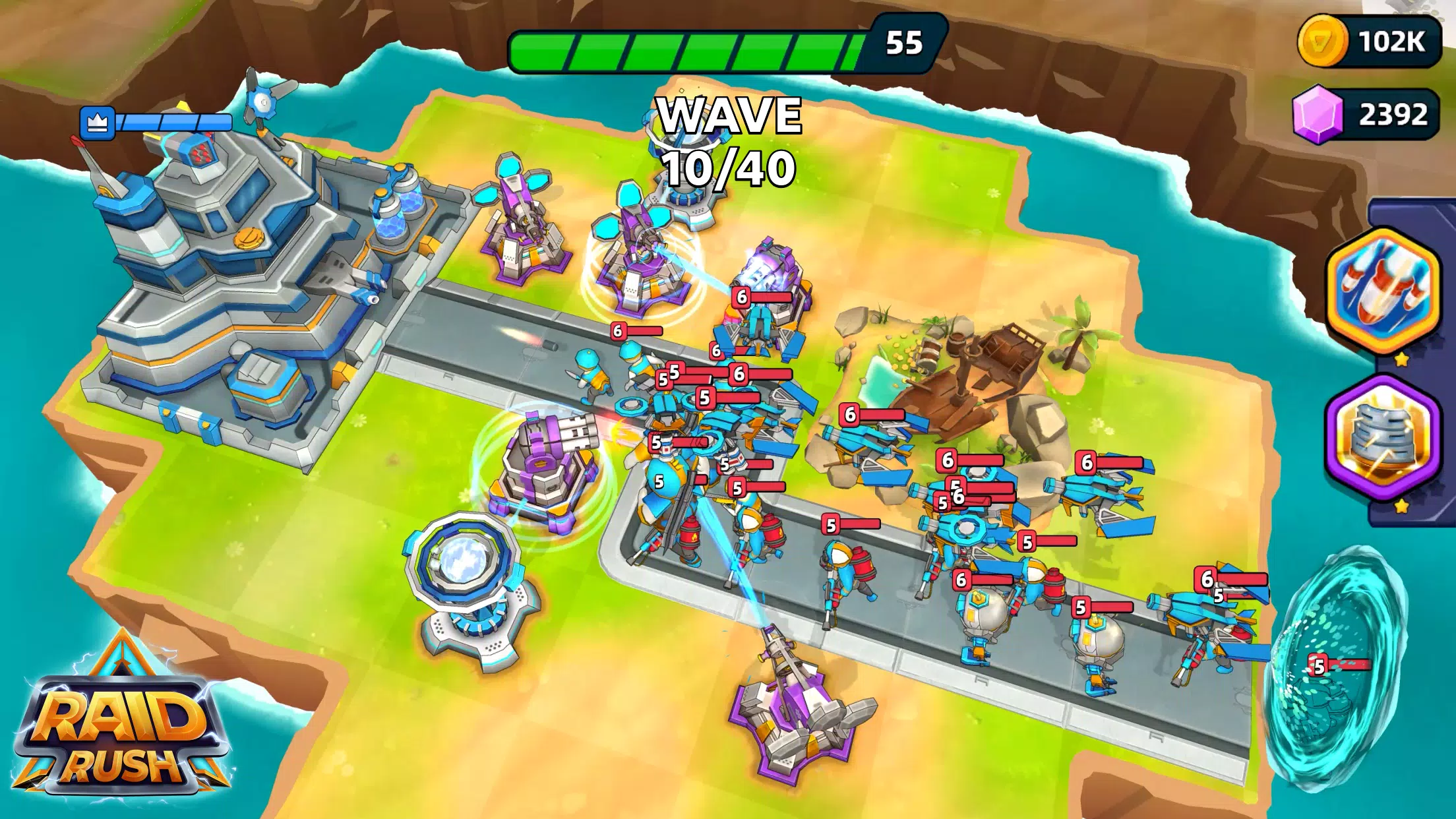 Raid Rush ภาพหน้าจอ 0