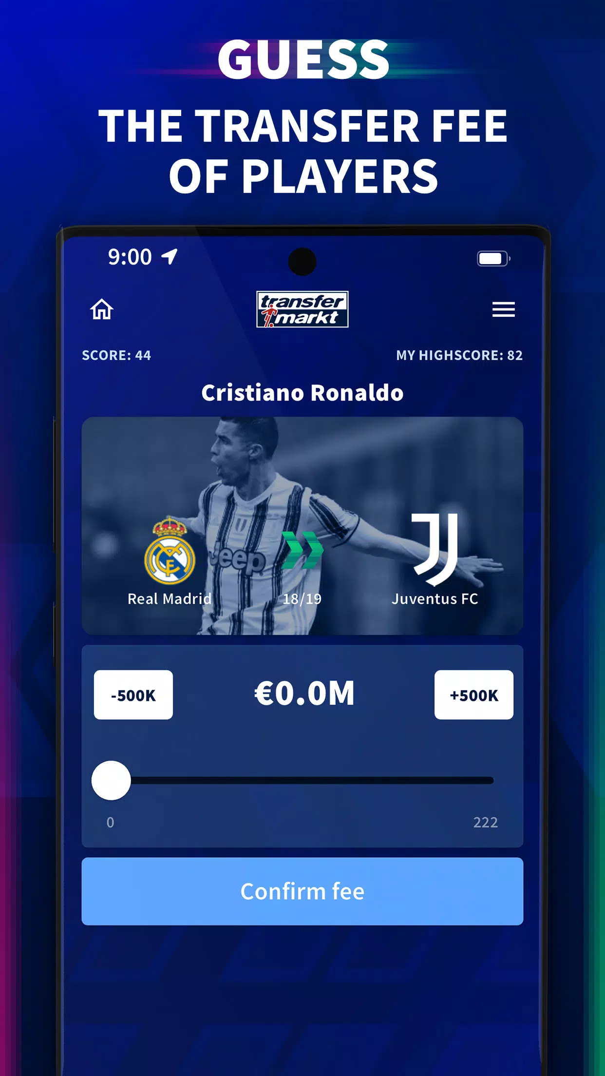 Transfermarkt: Football Quiz 螢幕截圖 1