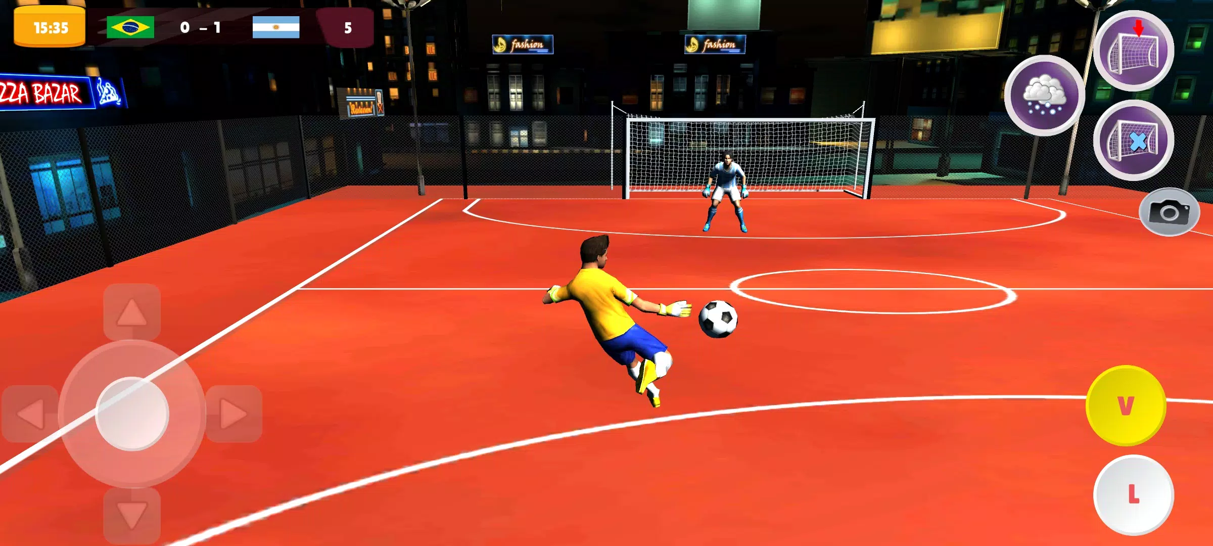Goalie Wars Football Street Zrzut ekranu 1