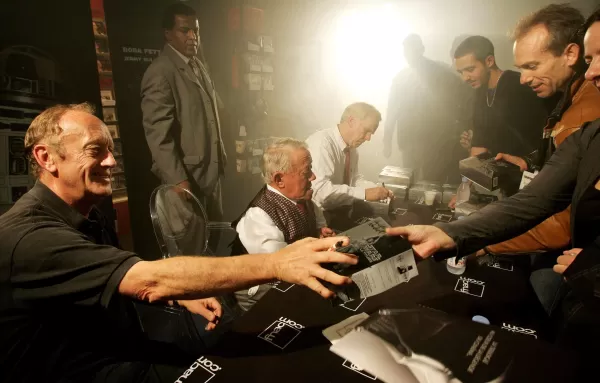 Kenneth Colley en una convención de Star Wars