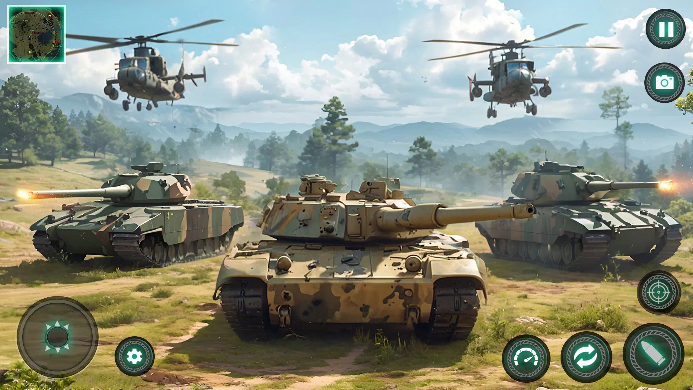 Military Tank War Machine Sim Captura de tela 3