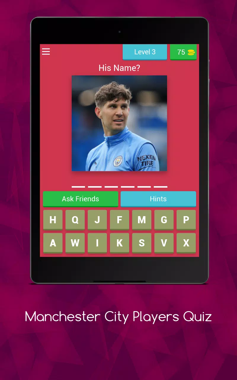 Manchester City Player's Quiz应用截图第3张
