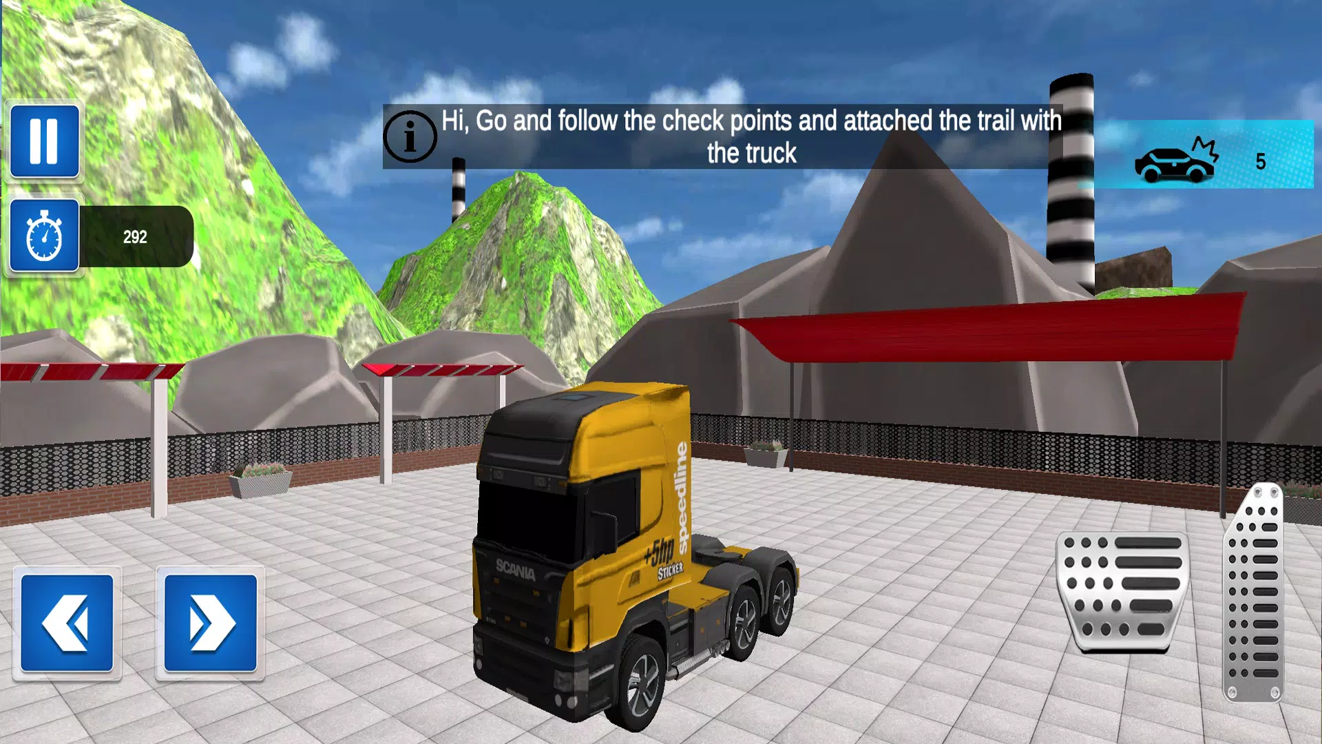Truck Transport Game Simulator 螢幕截圖 3