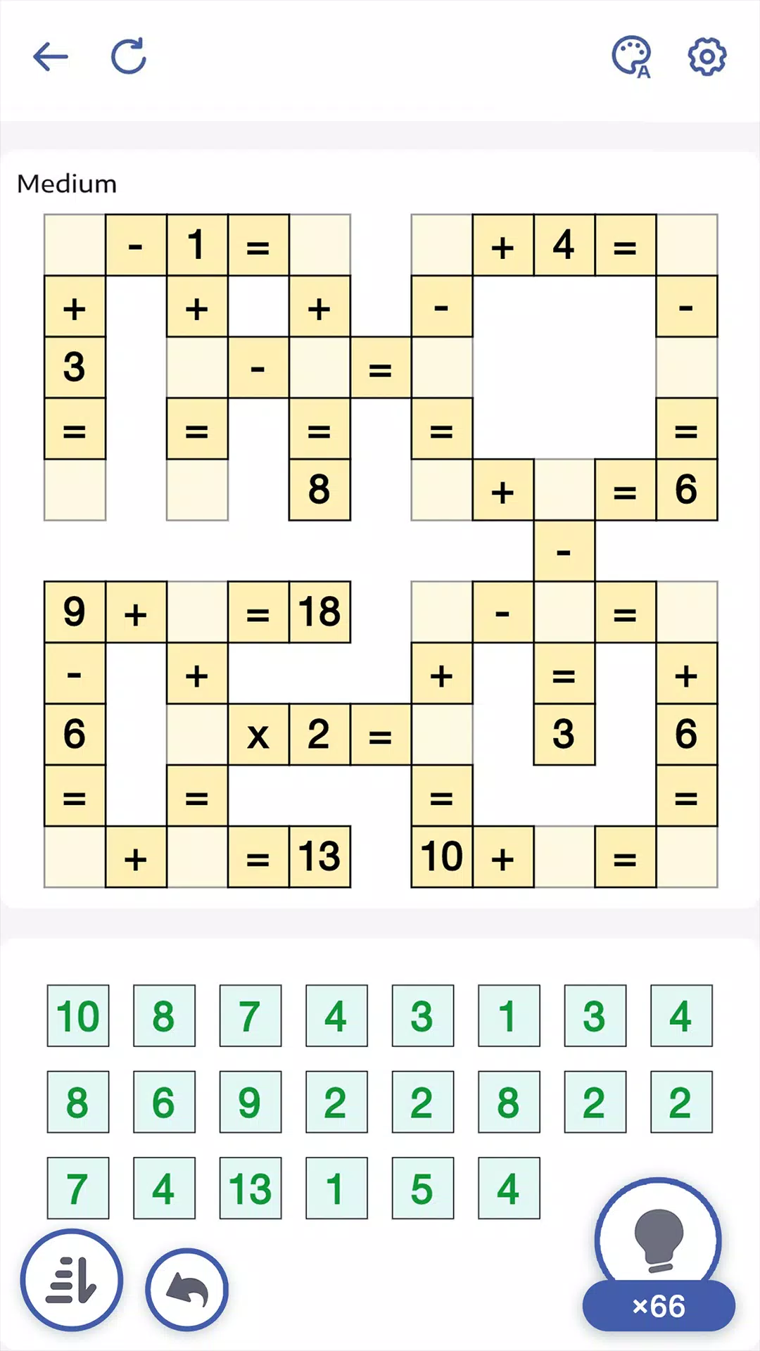 Crossmath - Math Puzzle Games Captura de tela 2