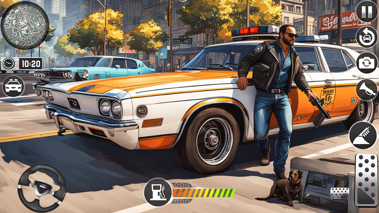 Luxury Police Car Parking Game Capture d'écran 0