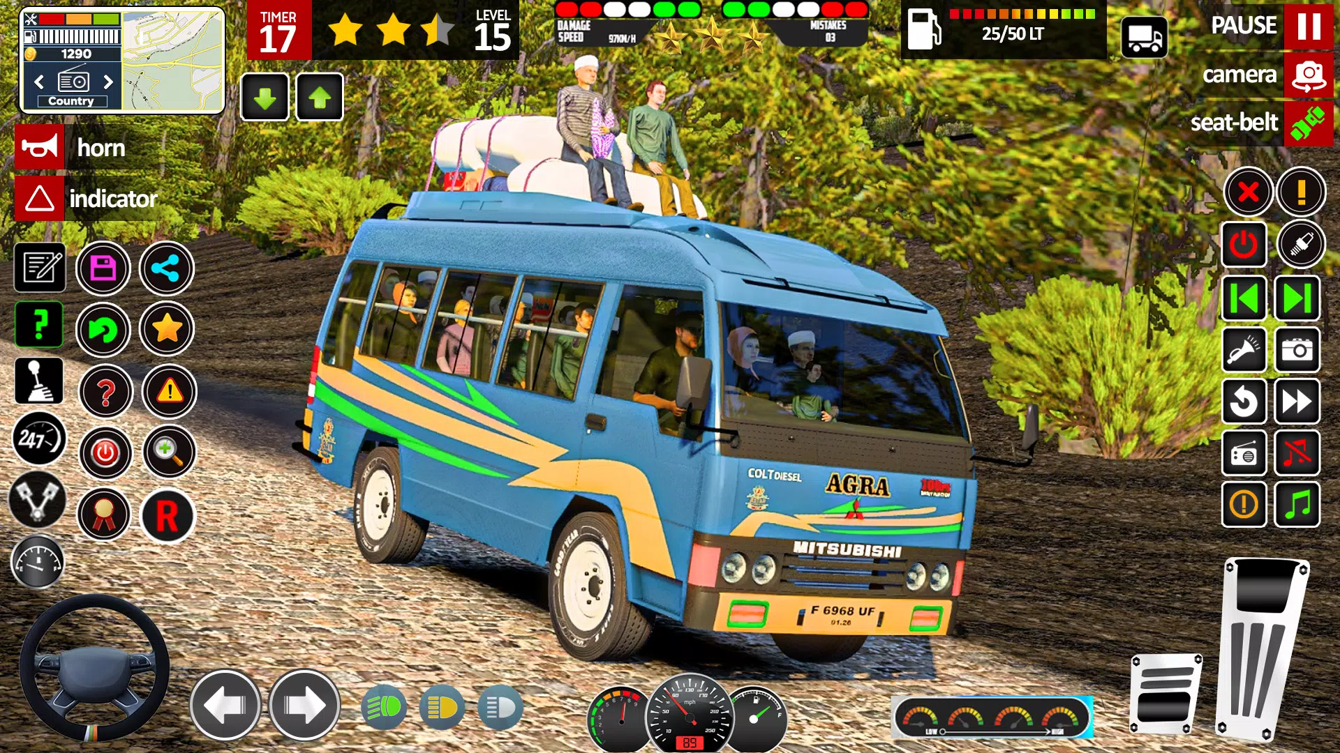 Real Mini Coach: Bus Game 3D ဖန်သားပြင်ဓာတ်ပုံ 1