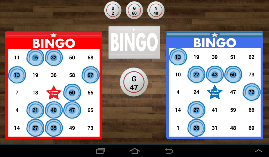 Bingo In Spanish Free 螢幕截圖 0