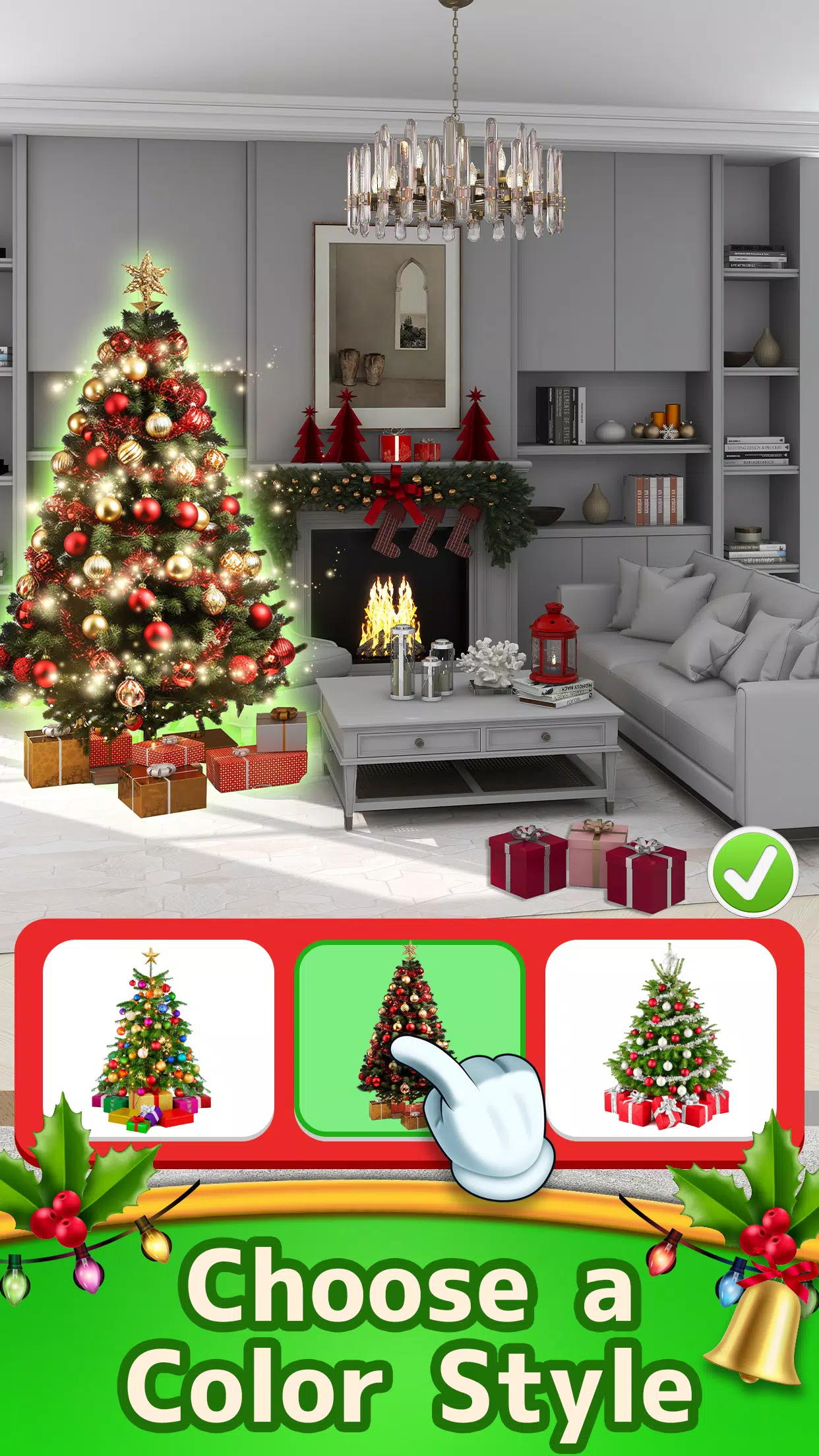 Christmas Match: Home Design 螢幕截圖 0