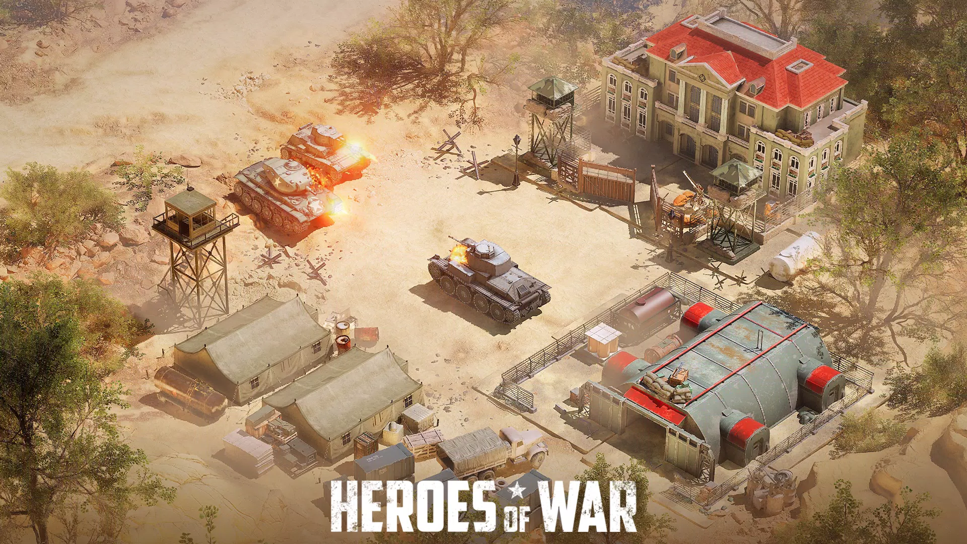 Heroes of War Tangkapan skrin 2