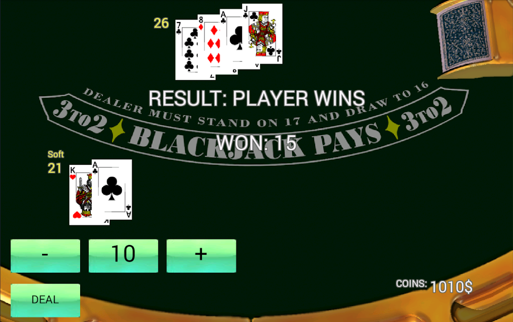 BlackJack Simulator Capture d'écran 2