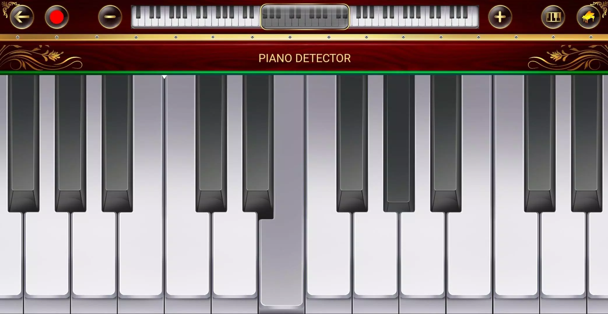 Piano Detector Скриншот 1
