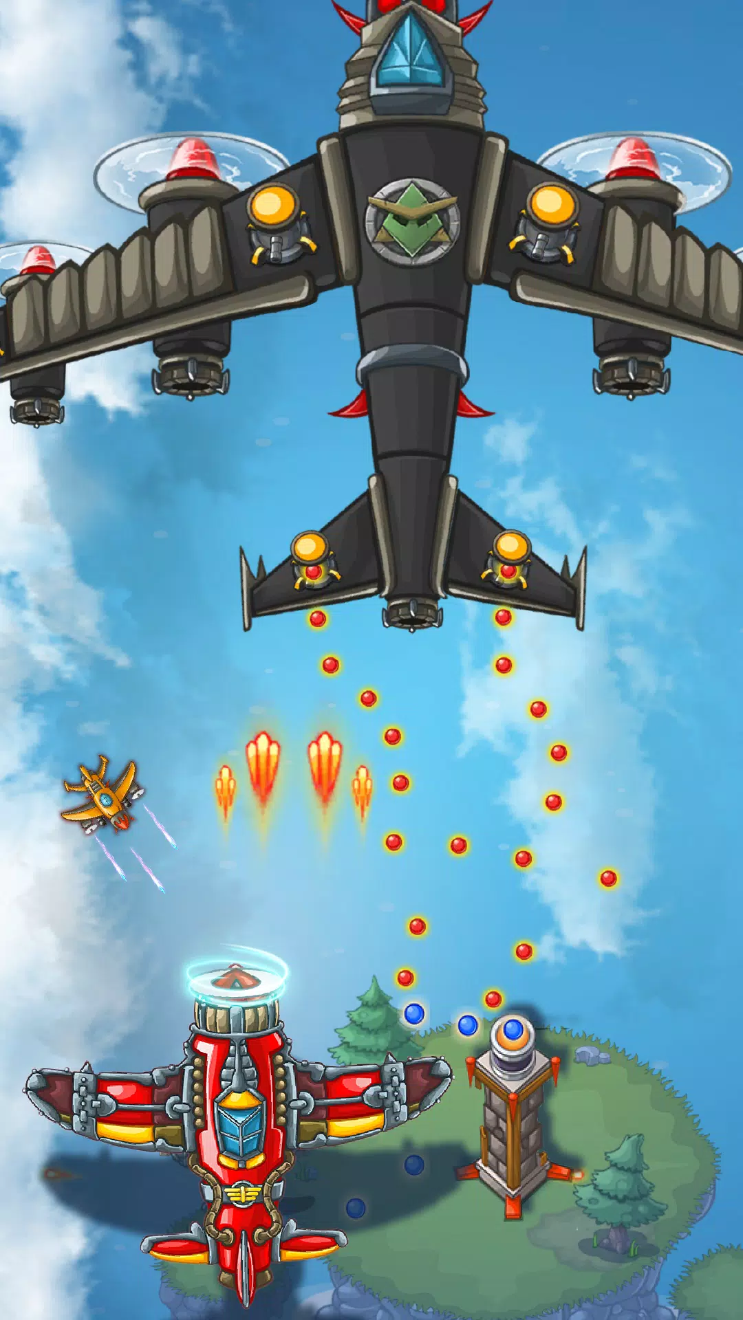 Airplane Strike Fighter Force Capture d'écran 1