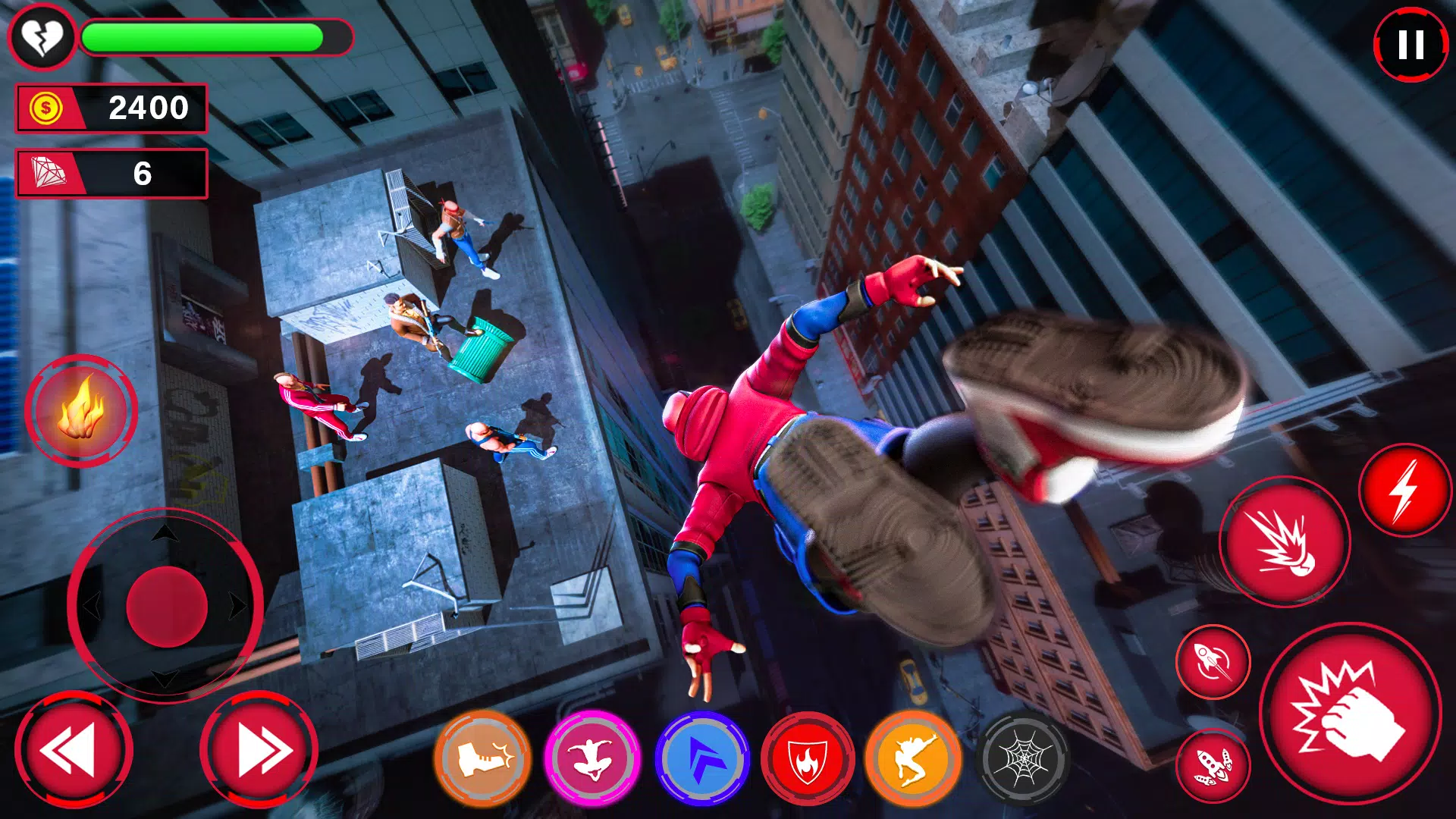Spider Fighter man hero 螢幕截圖 2