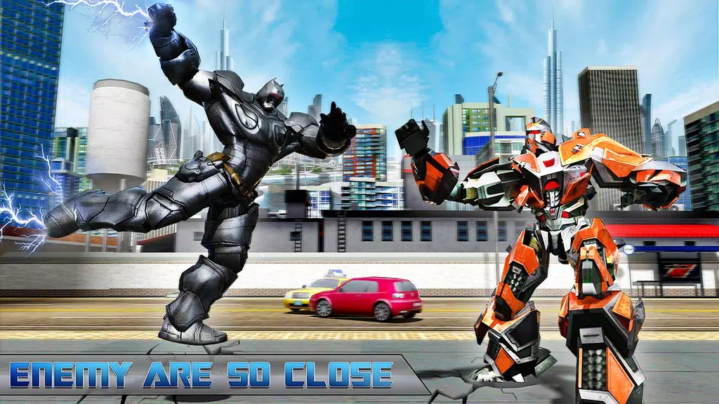 Flying Rope Hero Robot Fight Simulator Ảnh chụp màn hình 3