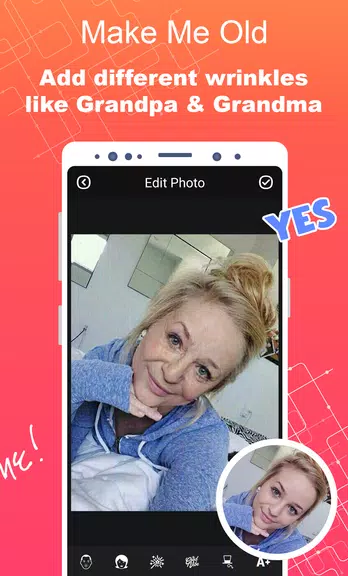 Make Me Old - Aged Face Maker 螢幕截圖 1