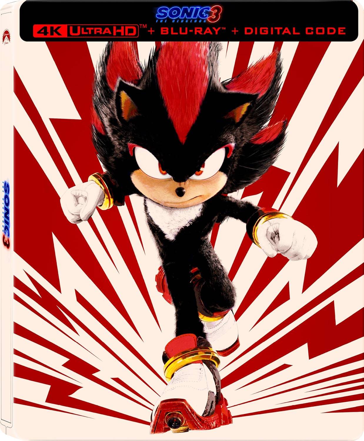 Sonic the Hedgehog 3 Steelbook - Shadow