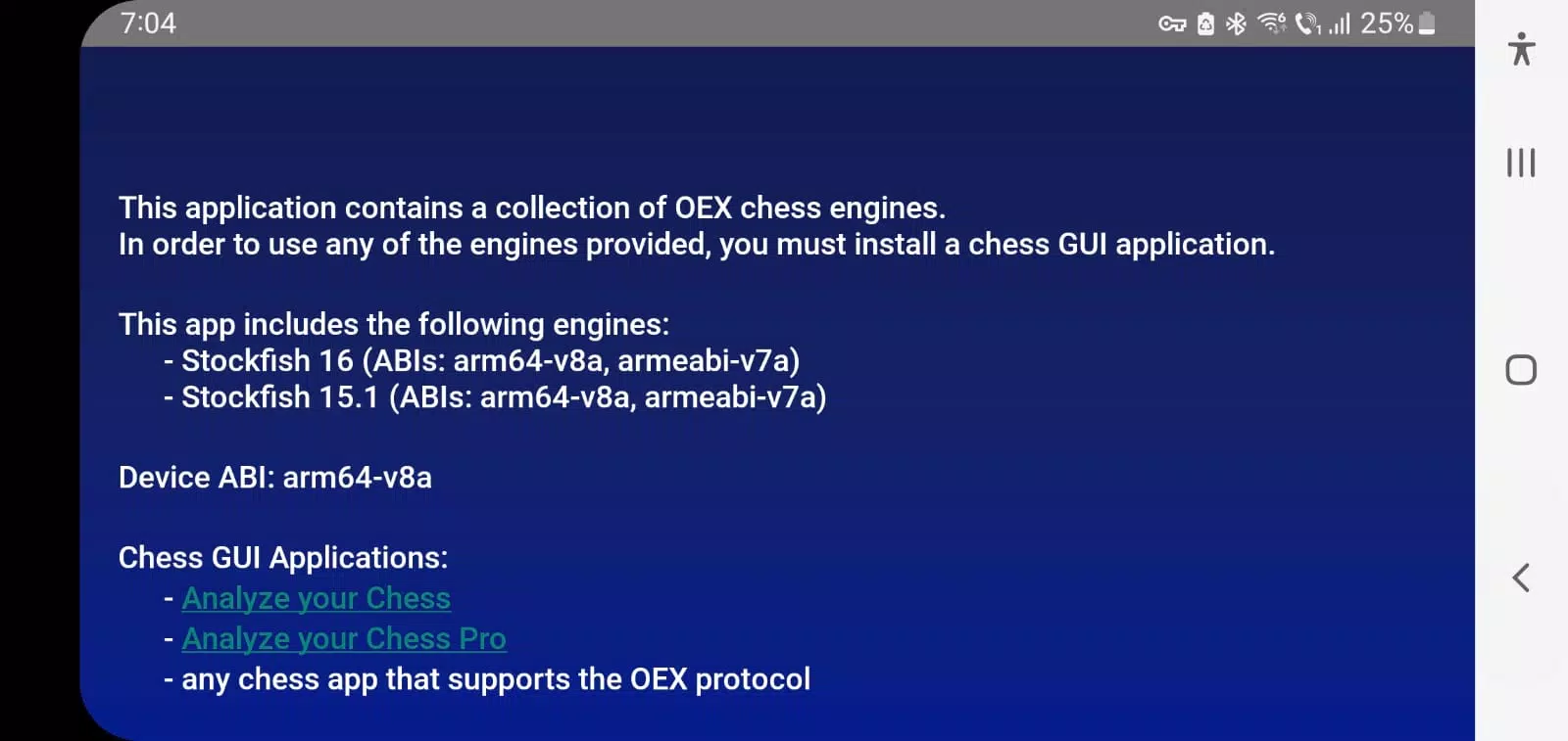 Chess Engines Captura de pantalla 0