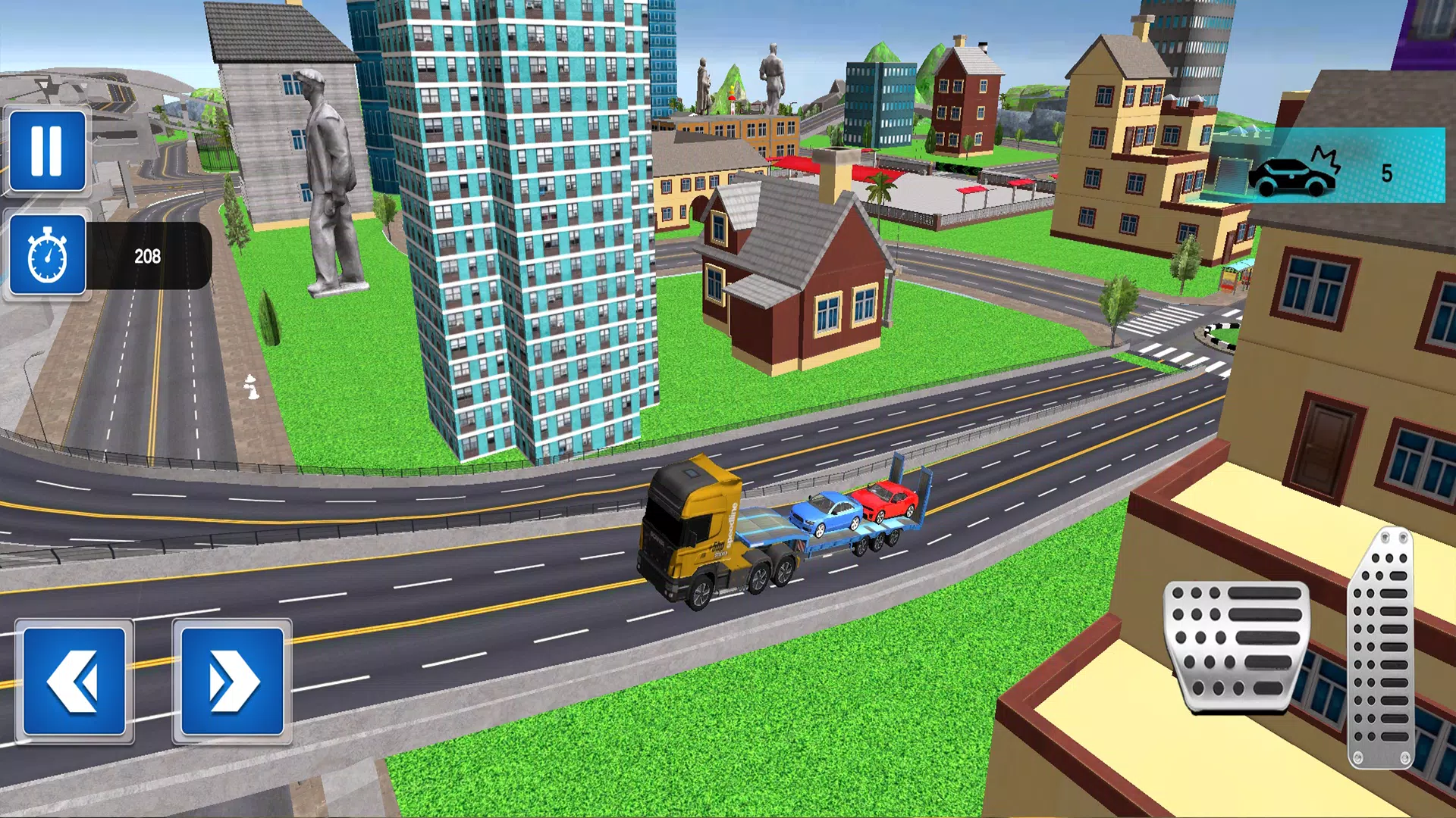 Truck Transport Game Simulator 螢幕截圖 1