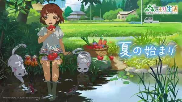 Le jeu de simulation rurale « Morikomori Life », dans le style de Ghibli, est désormais disponible.