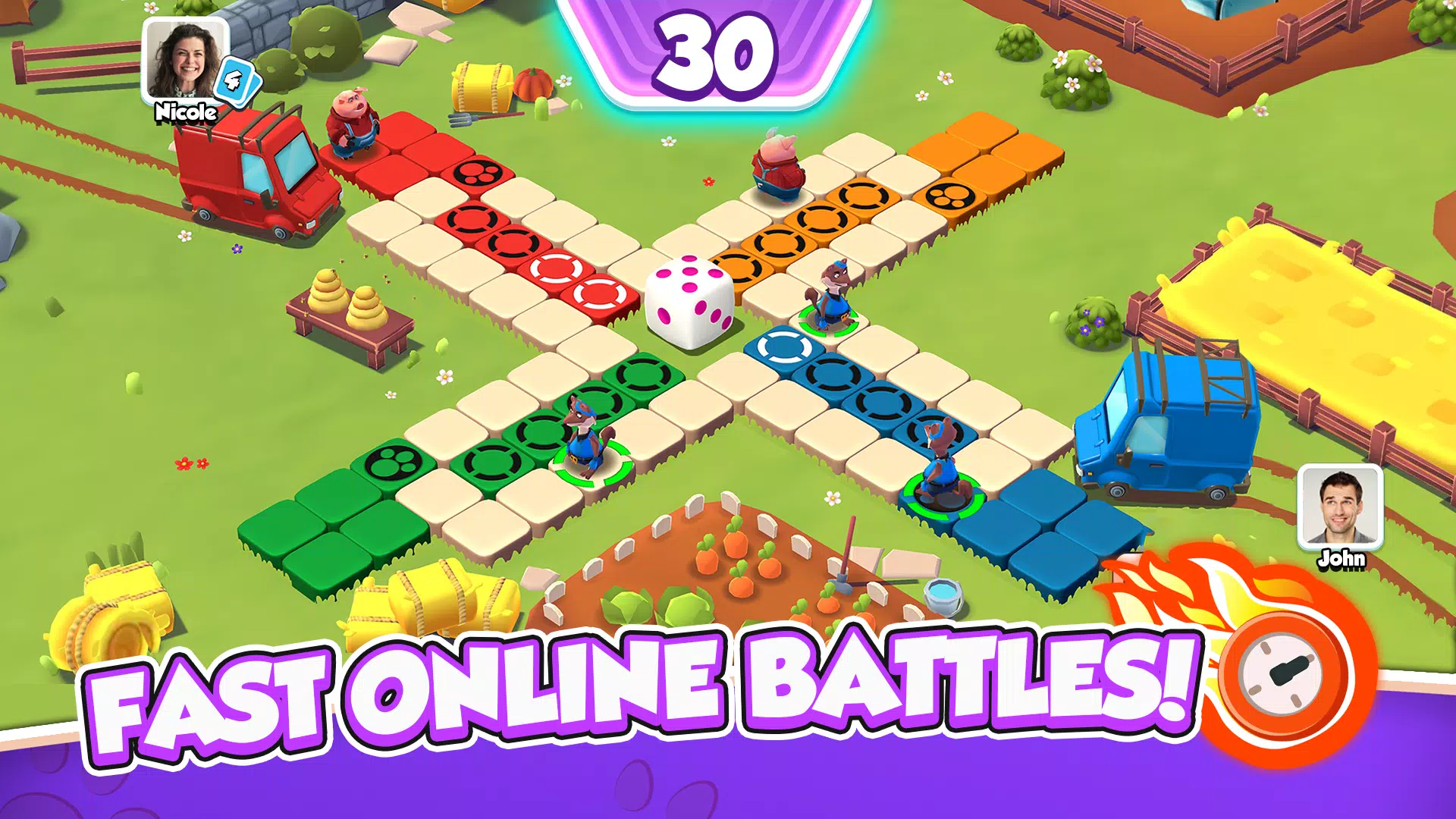 Ludo: Animal Heroes应用截图第0张