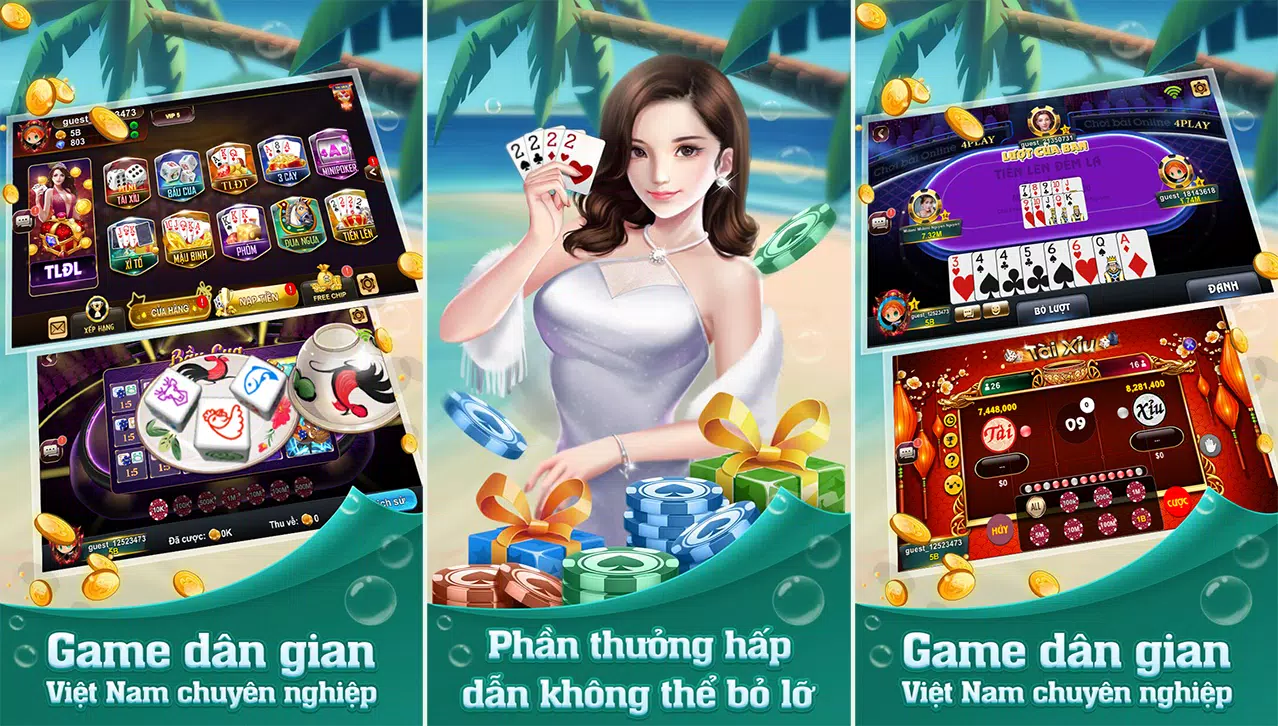 4Play - Tiến Lên Miền Nam Online Captura de pantalla 0