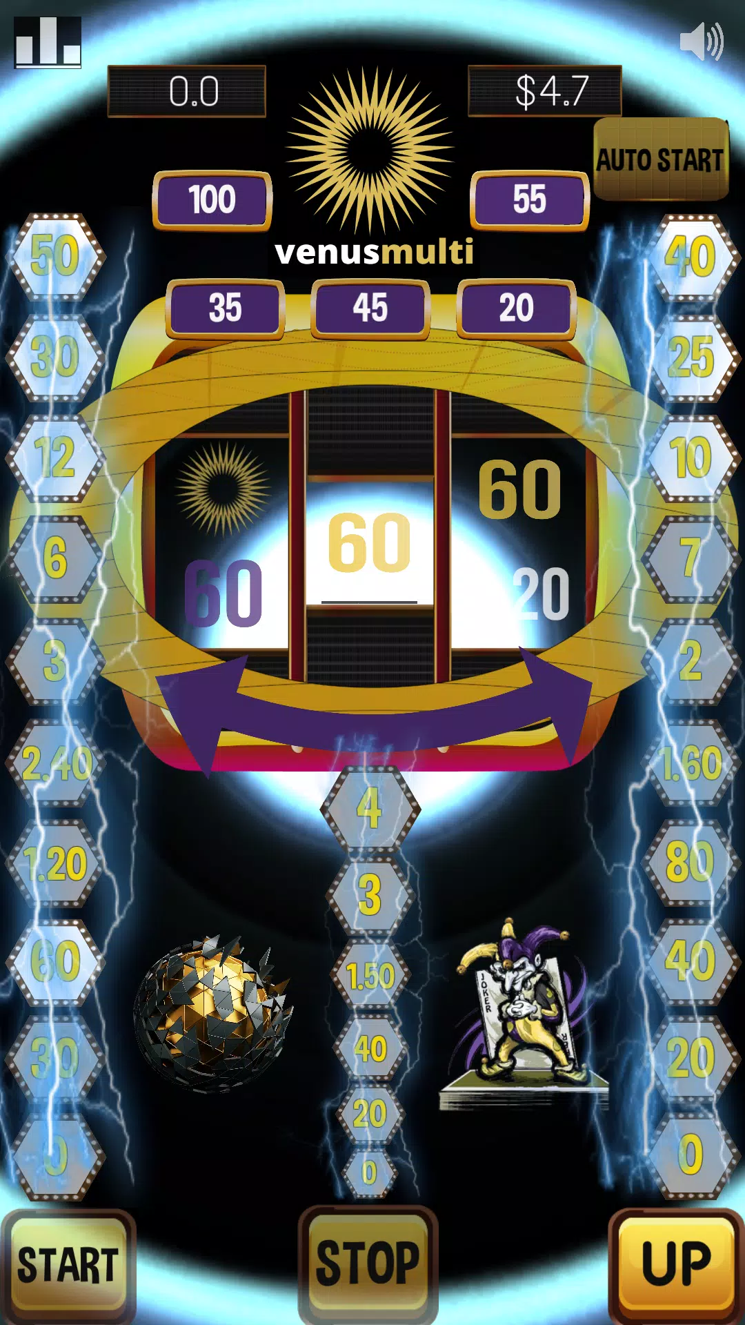 Venus multi slot machine – sun Captura de tela 3