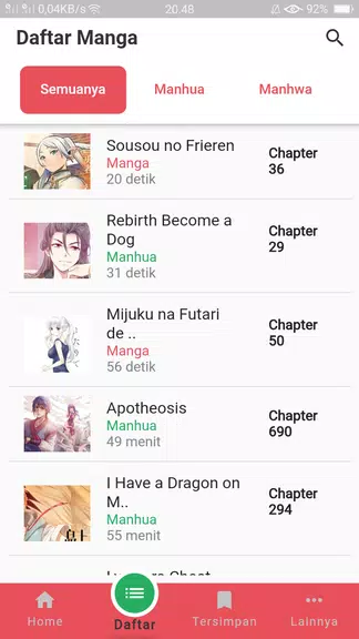 MangaMint - Baca Manga & Komik Bahasa Indonesia Capture d'écran 1