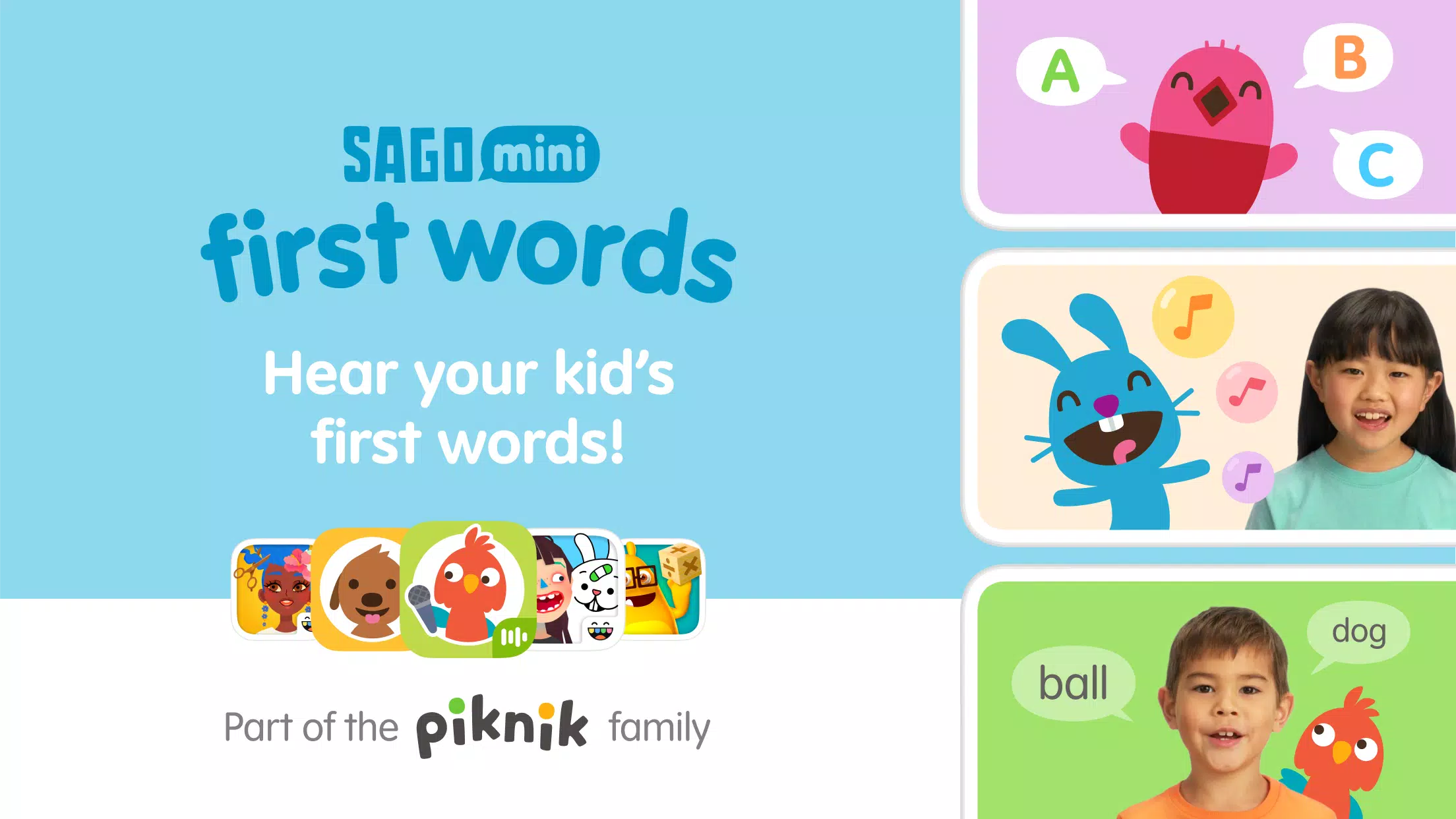 Sago Mini First Words: Kids 1+ 스크린샷 0