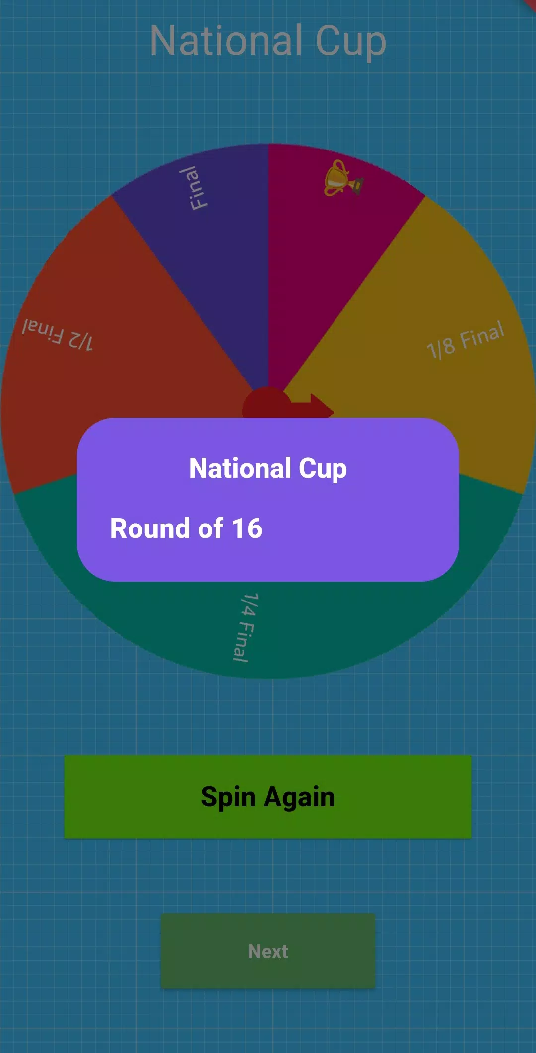 Soccer Coach Career Wheel 螢幕截圖 2