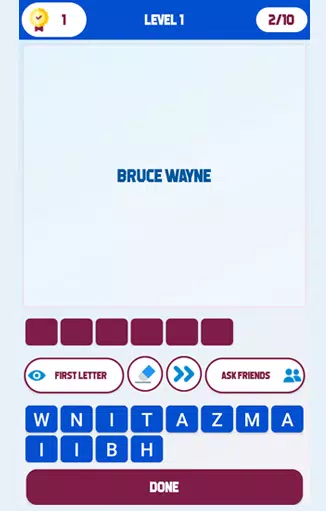 Superhero Identity Word Quiz স্ক্রিনশট 1