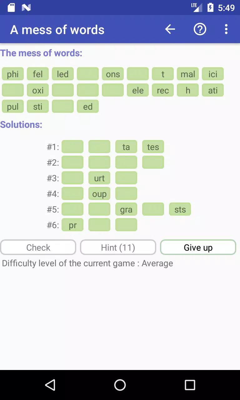WGC Word Game Collection 螢幕截圖 3