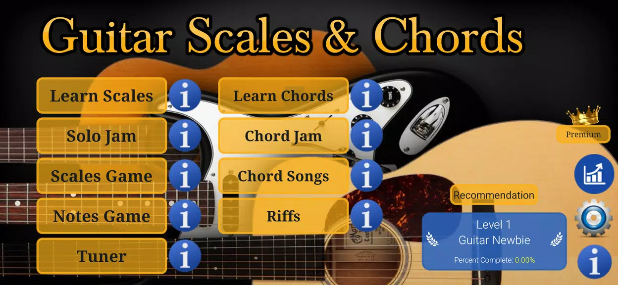 Guitar Scales & Chords ဖန်သားပြင်ဓာတ်ပုံ 0