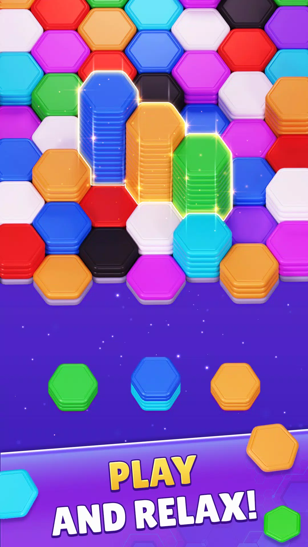 Color Hexa Sort Puzzle Game 螢幕截圖 0