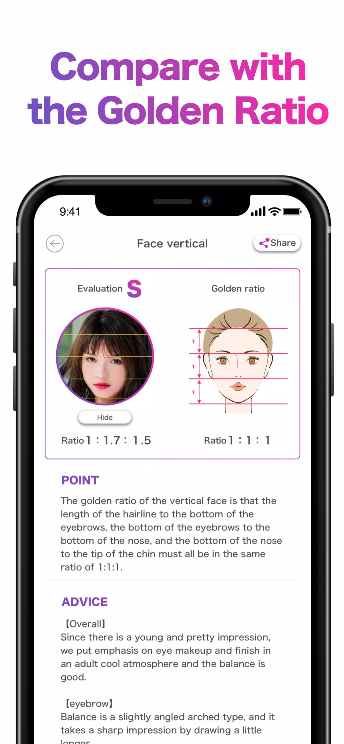 Face Shape & Color Analysis Ảnh chụp màn hình 1