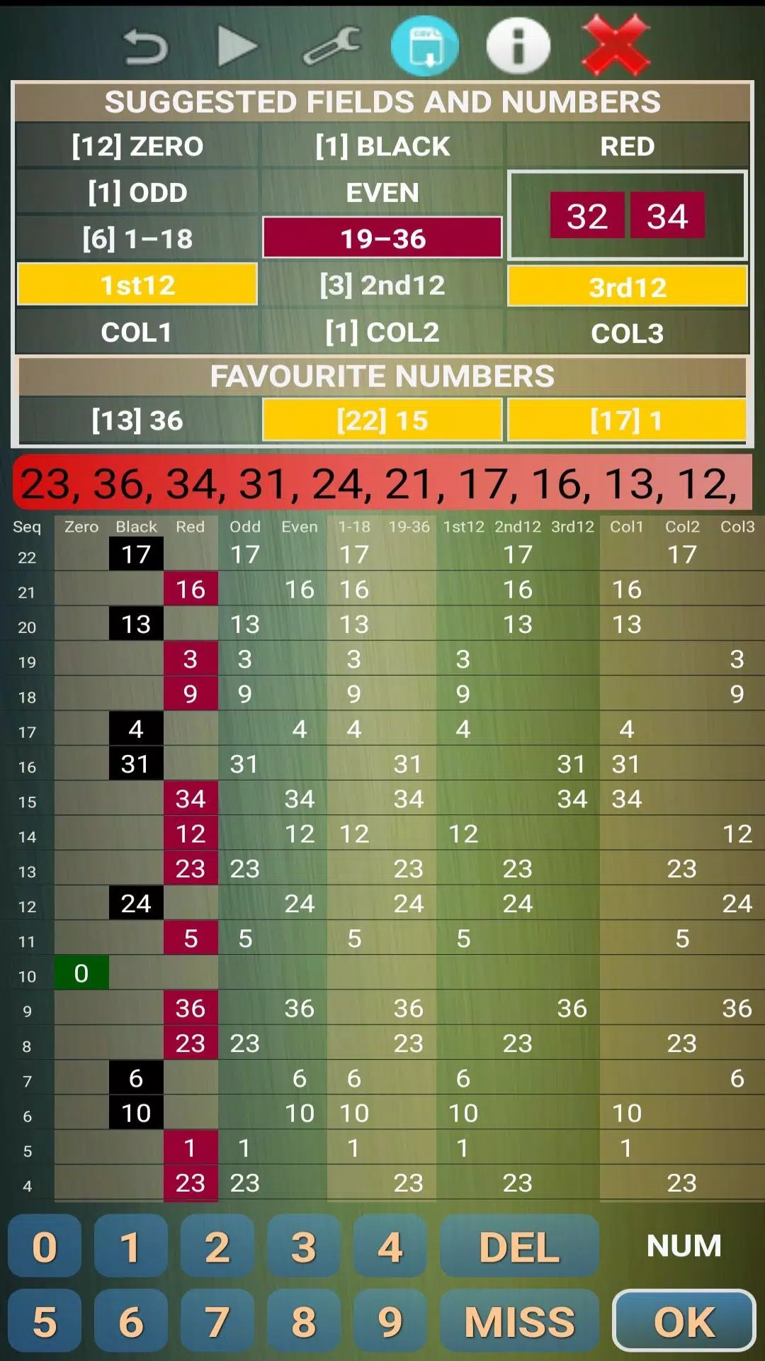 Roulette Bet Counter Predictor 螢幕截圖 2