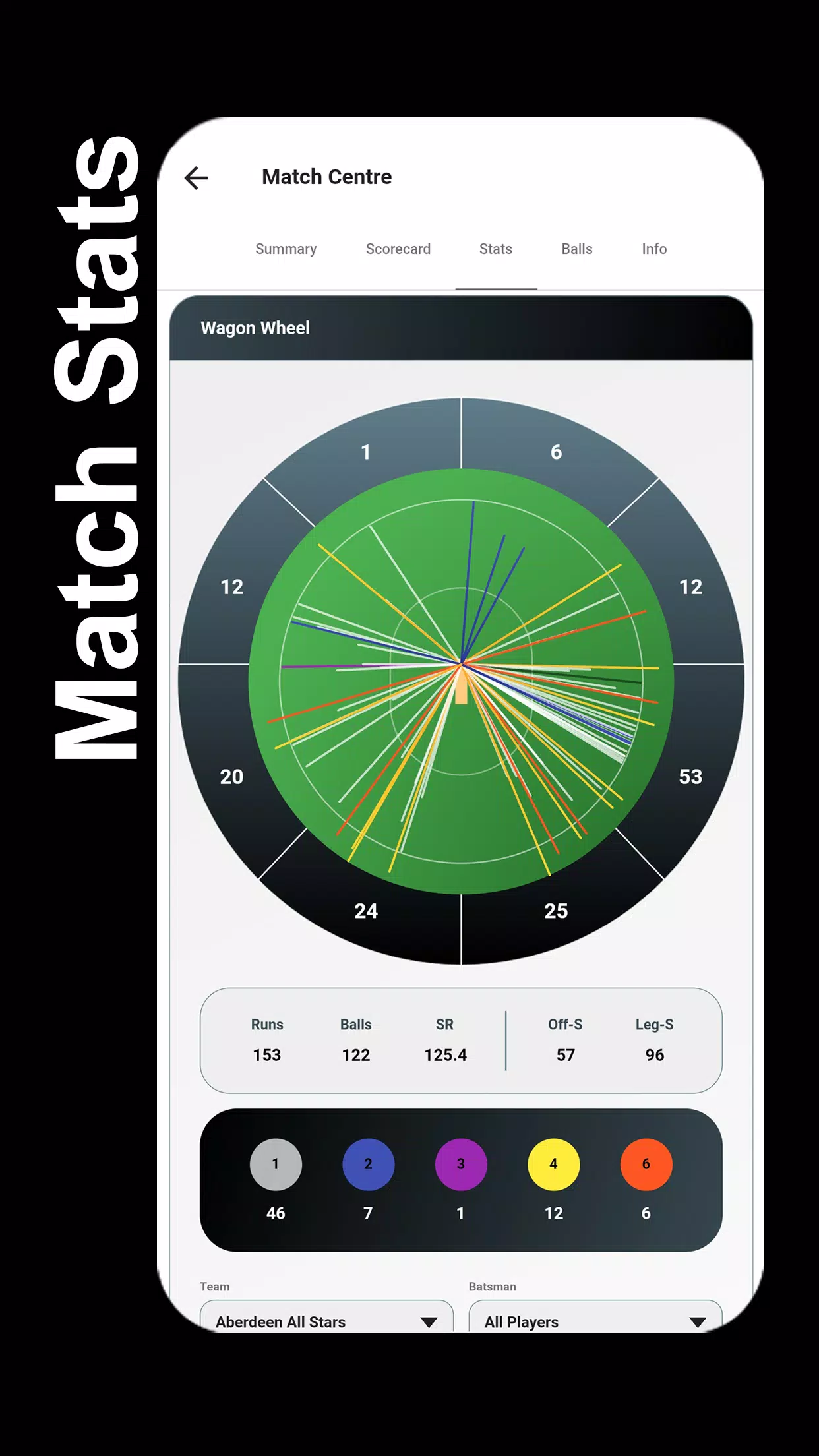 STUMPS - The Cricket Scorer Captura de tela 3