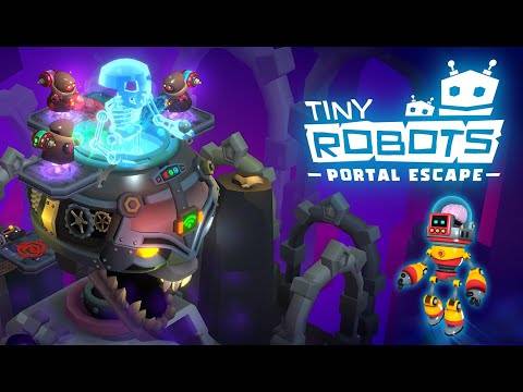 Mga maliliit na robot: portal escape gameplay screenshot