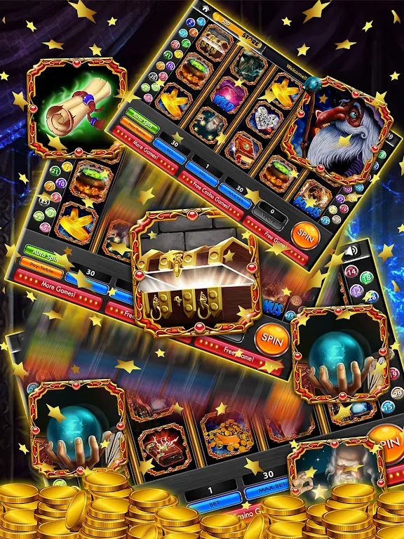 Cash Wizard Slots: Free Скриншот 1