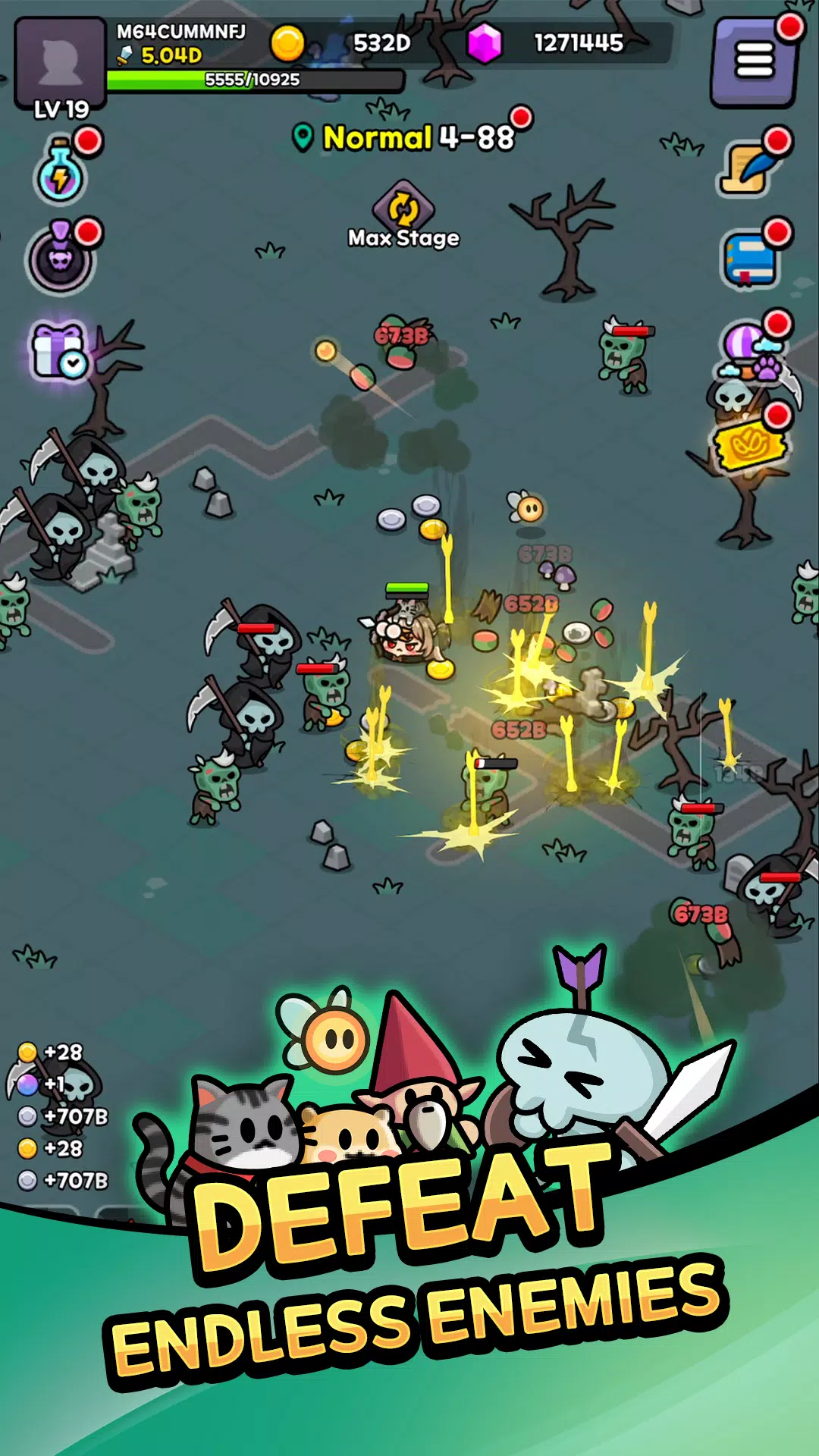 Grow Demon Slimes : Idle RPG Zrzut ekranu 1